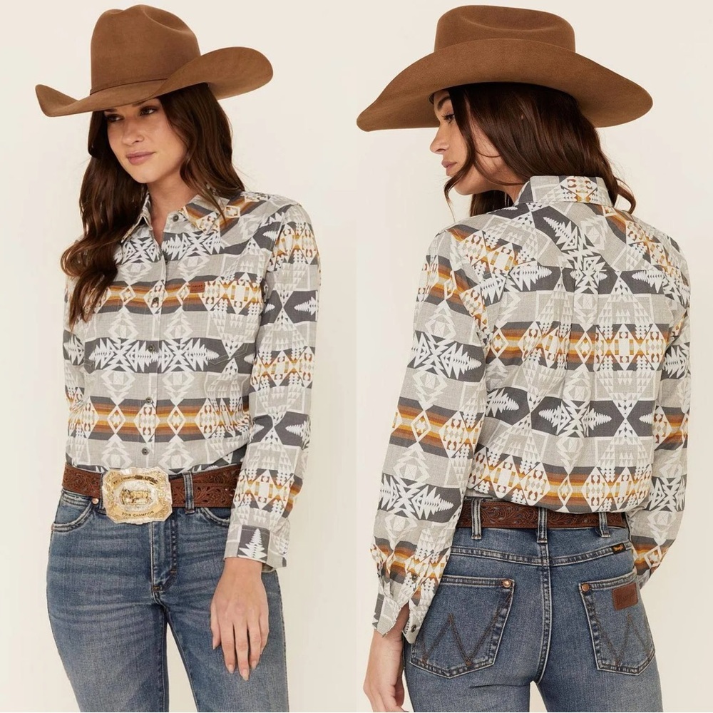 Ariat X Pendleton Women’s Billie Button Up Shirt Longsleeve Cowgirl Western L